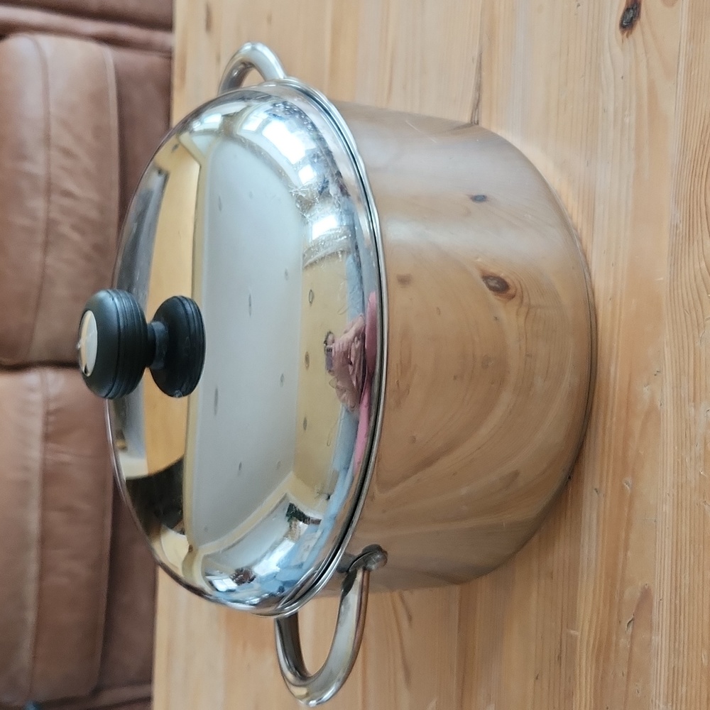 Betty crocker stainless steel pot with lid